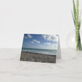 Blank Miami Beach Card Dankeskarte (Vorderseite)