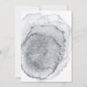 Blank Midnight Blue Wedding Einladung (Vorderseite)