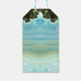 Blank Modern Cool Blue Gastgeschenke Vielen Dank Geschenkanhänger