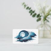 Blank Moon Oracle Cards Visitenkarte (Stehend Vorderseite)