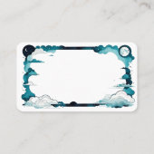 Blank Moon Oracle Cards Visitenkarte (Rückseite)