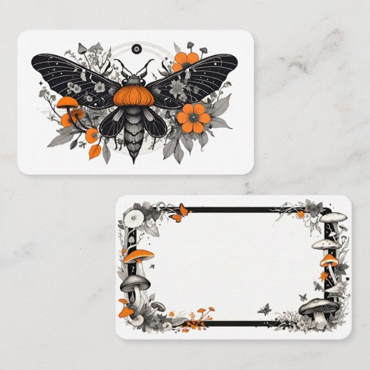 Blank-Moth-Oracle-Karten Visitenkarte (Vorne/Hinten)