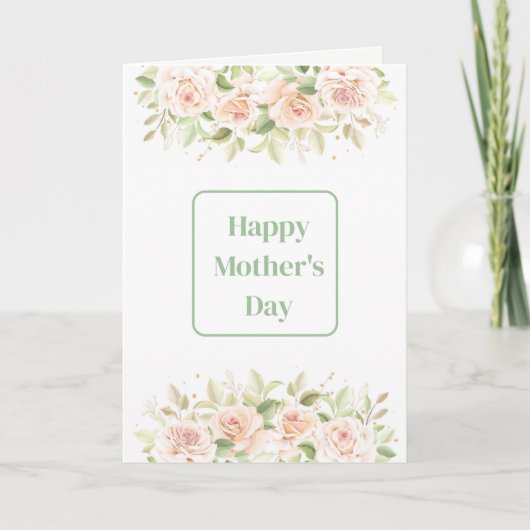 Blank Mother Day Card Karte (Vorderseite)