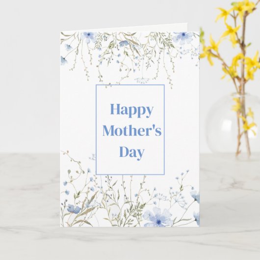 Blank Mother Day Card Karte (Gelbe Blume)