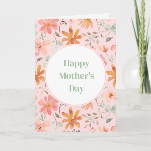 Blank Mother Day Card Karte (Vorderseite)