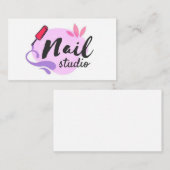 Blank Nail Studio Visitenkarte (Vorne/Hinten)