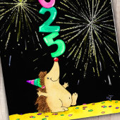 Blank Neujahrskarte 2025 Feiertagskarte