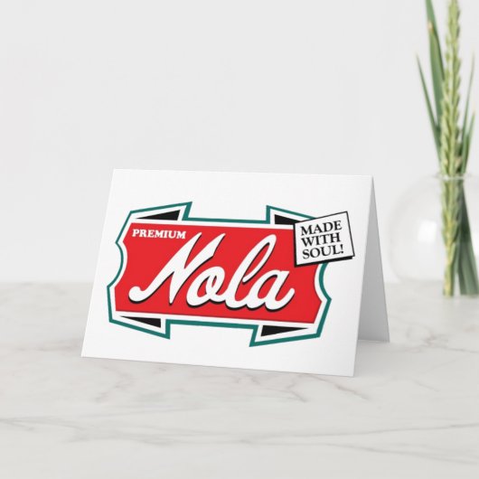 Blank New Orleans Louisiana Card Karte (Vorderseite)