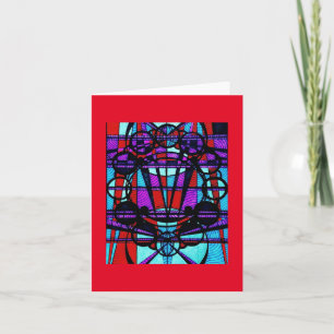 Blank Note Card (Art Deco/Steampunk) Karte