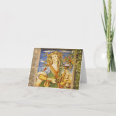 Blank Note Card — Deruta Tile Lady Karte (Vorderseite)