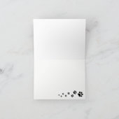 Blank Note card mit Australian Shepherd Karte (Innenseite)