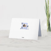 Blank Note Card mit schönem Basset Hound Karte (Rückseite)