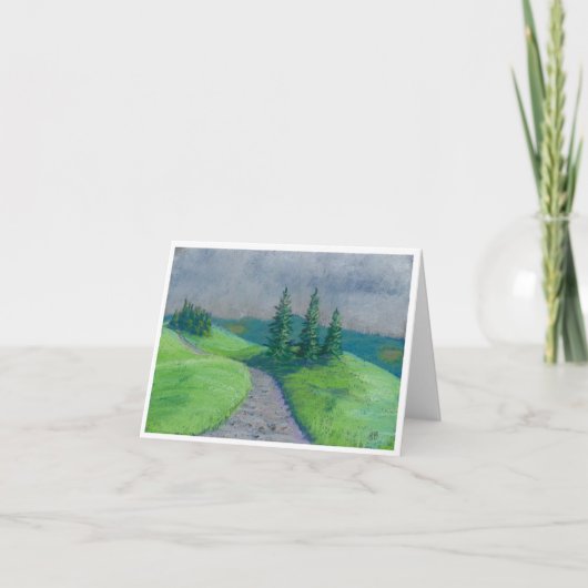 Blank Note Card Spring Hills Dankeskarte (Vorderseite)
