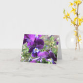 Blank Note Card--Violets Karte (Gelbe Blume)