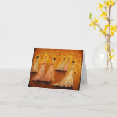 blank notecard 'Elegance' by Marabeth Quin Karte (Gelbe Blume)