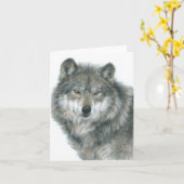 Blank Notecard "Spuk Eyes" Original Art Karte (Gelbe Blume)