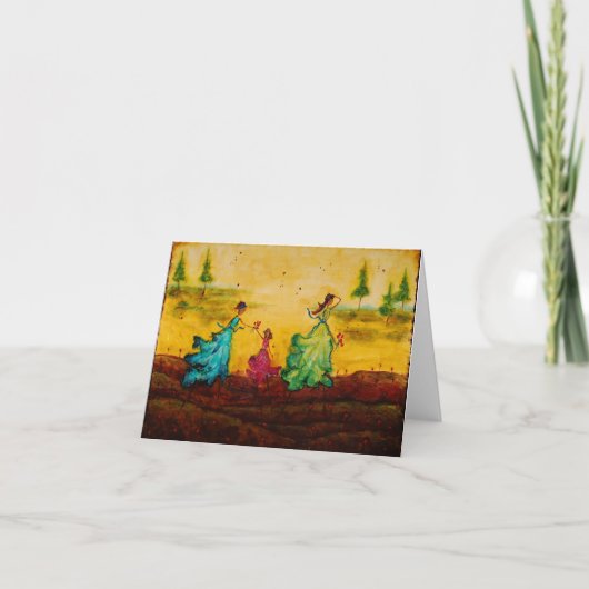 Blank notecard with artwork by Marabeth Quin Karte (Vorderseite)