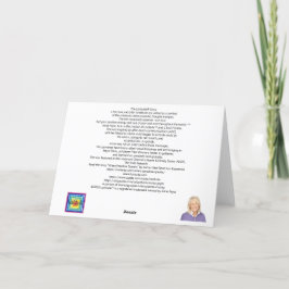 Blank Notizkarte Tasse Blasen der Liebe Dankeskarte