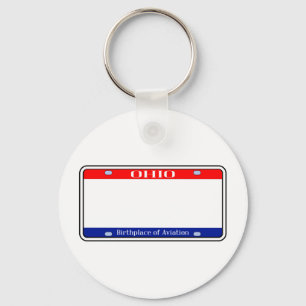 Blank Ohio License Schlüsselanhänger