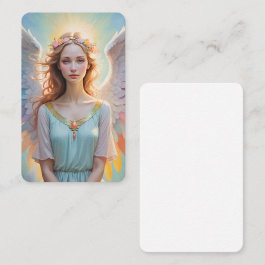 Blank Oracle Angel Messages Cards Visitenkarte (Vorne/Hinten)