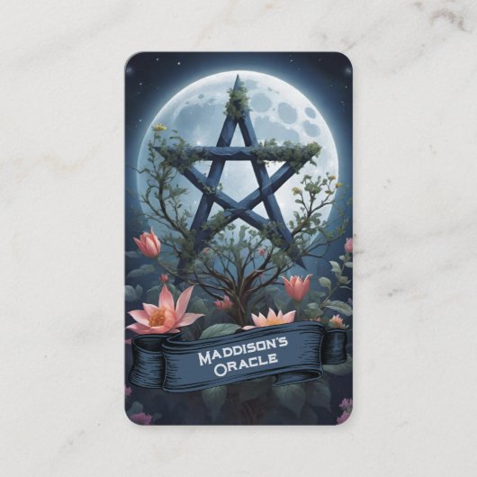 Blank Oracle Cards Visitenkarte (Vorderseite)