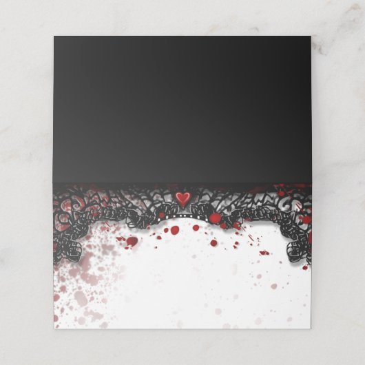 Blank-Pack-Platzkarten für Spritzer Platzkarte (Außenseite Aufgefaltet)