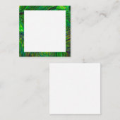 Blank Palm Leaf Border Mitteilungskarte (Vorne/Hinten)