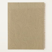 Blank Personalisierter Spiral-Bound Hardcover-Plan Planer (Rückseite)