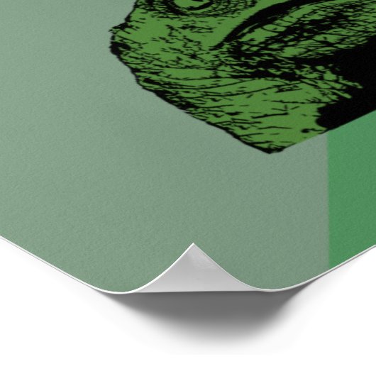 Blank Philosoraptor Poster (Ecke)