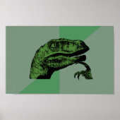 Blank Philosoraptor Poster (Vorne)
