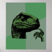 Blank Philosoraptor Poster (Vorne)
