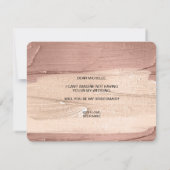 Blank Pink wird meine Einladung sein (Rückseite)