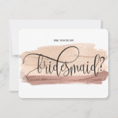 Blank Pink wird meine Einladung sein (Vorderseite)