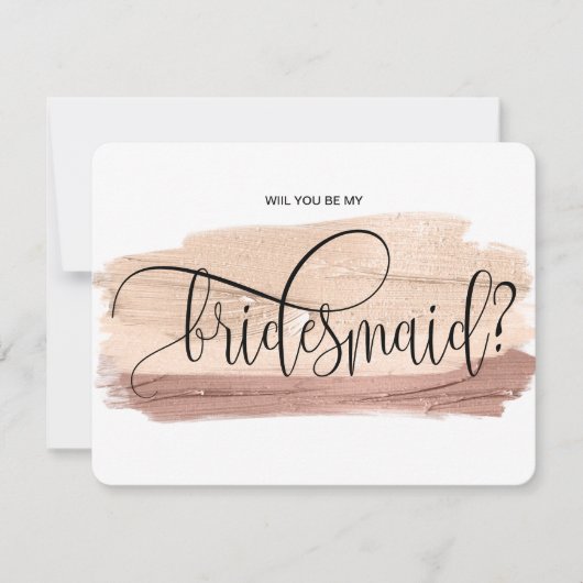 Blank Pink wird meine Einladung sein (Vorderseite)