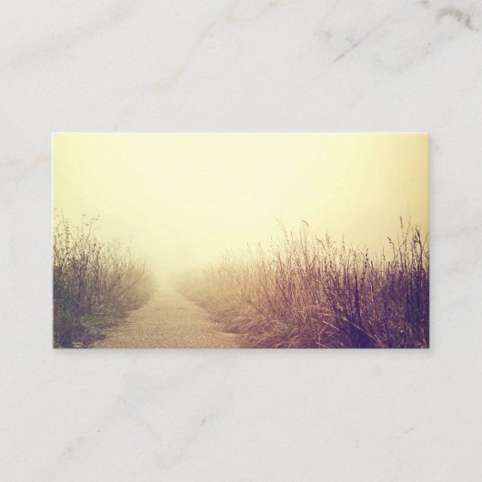 Blank Platzkarten Sonnenaufgangsweg - Gehweg Länge (Vorderseite)