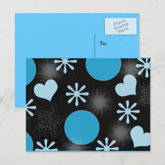 Blank-Postkarte Postkarte (Vorne/Hinten)