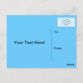 Blank-Postkarte Postkarte (Rückseite)