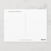 Blank-Postkarte Postkarte (Rückseite)