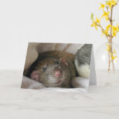 Blank-Rat-Karte Karte (Gelbe Blume)