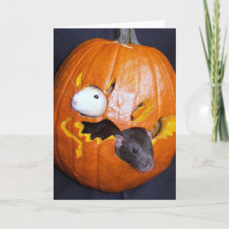 Blank Rattie Halloween-Karte Karte
