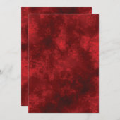 BLANK RED ERSTELLEN SIE IHRE EIGENE EINLADUNG (Vorne/Hinten)