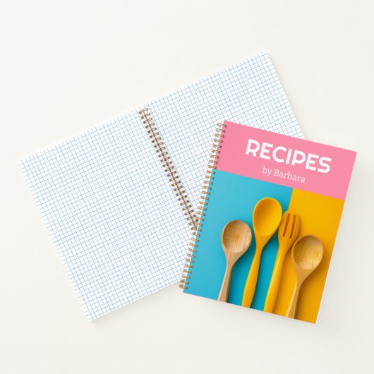 Blank-Rezept-Notebook Notizblock (Innenseite)