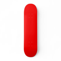 Blank rotes Skateboard, das Sie alle Stilrichtunge