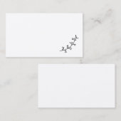 Blank Rustic Laurels Wedding Platzkarte (Vorne/Hinten)