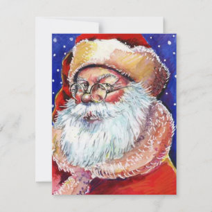 Blank Secret Santa Holiday Ankündigung Einladung