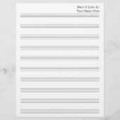 Blank Sheet Music 10 Stave (Vorderseite)