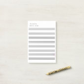 Blank Sheet Music 8 Staves Post-it Klebezettel (Auf Schreibtisch)