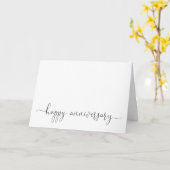 Blank Simple Business Happy Jubiläumskarte Karte (Gelbe Blume)