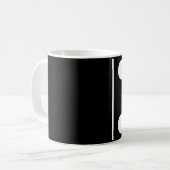 Blank Six Black Domino Tasse (Vorderseite Links)