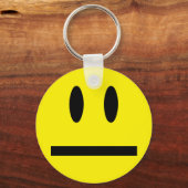 Blank Smile Face Schlüsselanhänger (Rückseite)